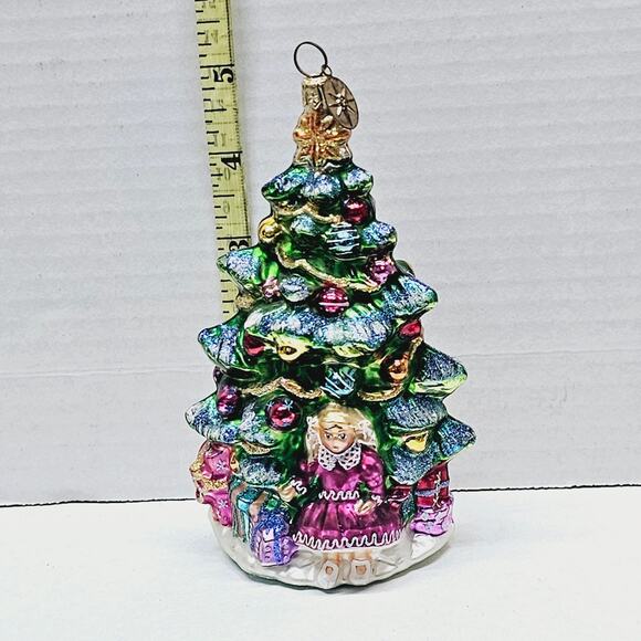 Christopher Radko Collectibles Blown Glass Ornament A Little Girl’s Dream in Box - Picture 1 of 4